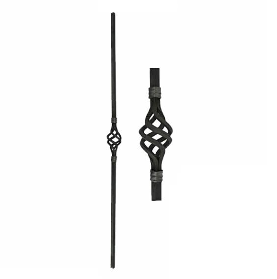 Decorated rod h900, b58, 12x12mm