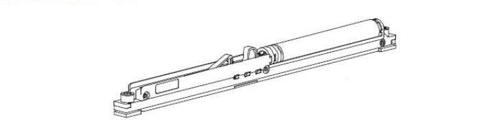 Door closer softclose solo vetro