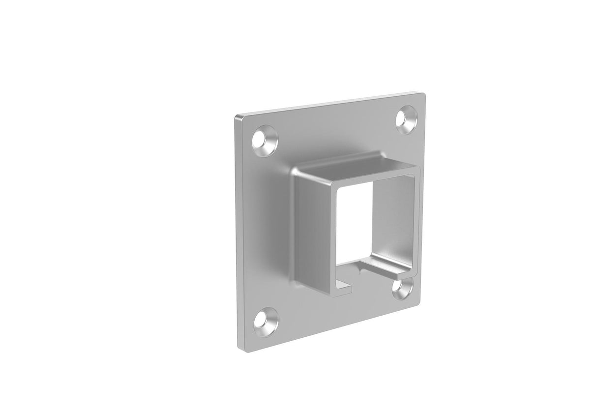 Handrail bracket - glass clamp - flange