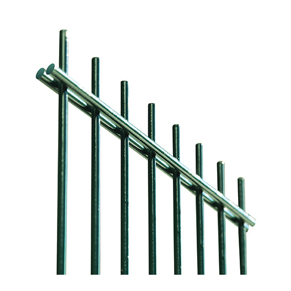 Welded panel fence N2D 2490x1030mm D5/4/5mm, green