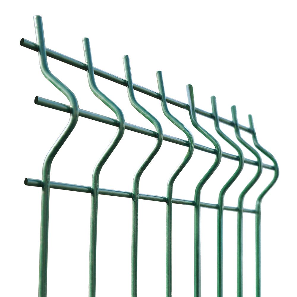 Pannello recinzione zincato 3D ZnPVC 2500x2030x4mm verde