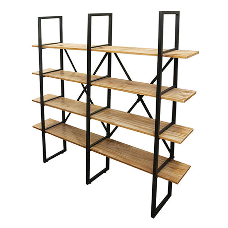 Shelf rack TRAVEZ - 4 shelves, bright - 009