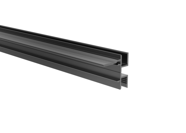 Aluminum fence adapter for fillings 20/22/24/26 - 6000mm