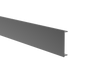 Click – lock Cover Strip for Fence Profile 70x70 and U-Adapter of Fence and Facade System, 41 x 9-2 m - Anthracite