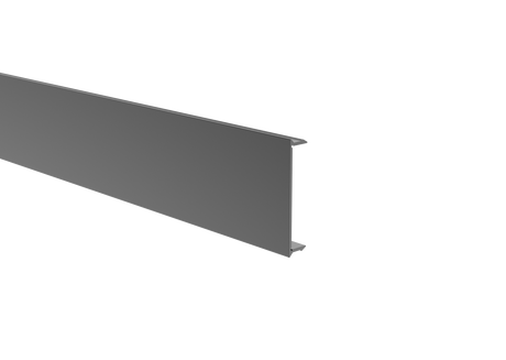 Click – lock Listello di copertura per profilo recinzione 70x70 e adattatore a U del sistema recinzione e facciata, 41 x