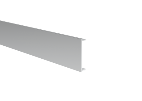 Listello di copertura Click-lock per profilo recinzione 70x70 e adattatore a U del sistema recinzione e facciata, 41 x 9