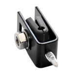 Clamp for welded panel "U" ZnPVC black M