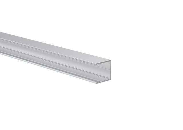 Aluminum U-adapter 45x20-6000mm R7016