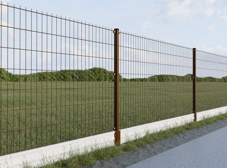 Palo 60x40mm ZnPVC 1800mm marrone