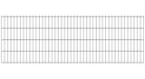 Welded fence panel N2D 2500x830mm D5/4/5mm anthracite