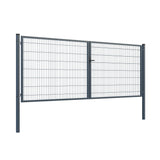 Brána 2kr. SQUARE ZnPVC 4000x1500mm, antracit