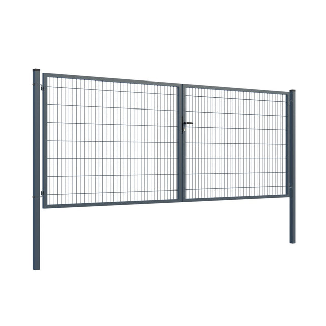 Brána 2kr. SQUARE ZnPVC 4000x1500mm, antracit