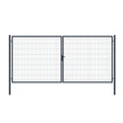 Brána 2kr. SQUARE ZnPVC 4000x1800mm, antracit