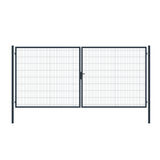 Brána 2kr. SQUARE ZnPVC 4000x1800mm, antracit