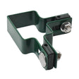 Staffa angolare per palo ZnPVC 60x40mm verde
