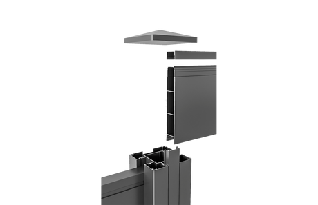 Riempimento per recinzioni in alluminio 20x120x1800mm