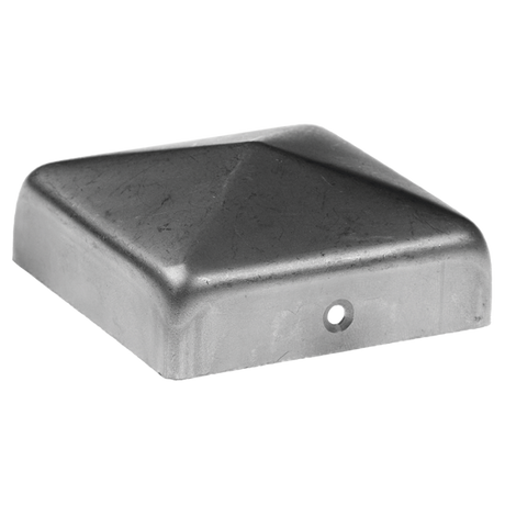 Coperchio per palo, zincato 80x80, h20, t1,2mm, Zn