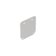 Profile cover INOX profile 90x99mm