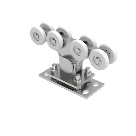 Cantilever gate carriage Zn+NYLON, profile 90x99mm