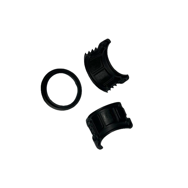 Piston seal - crescent, 1 pair + gasket