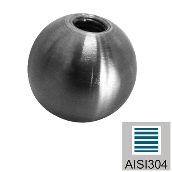 Stainless steel solid end ball