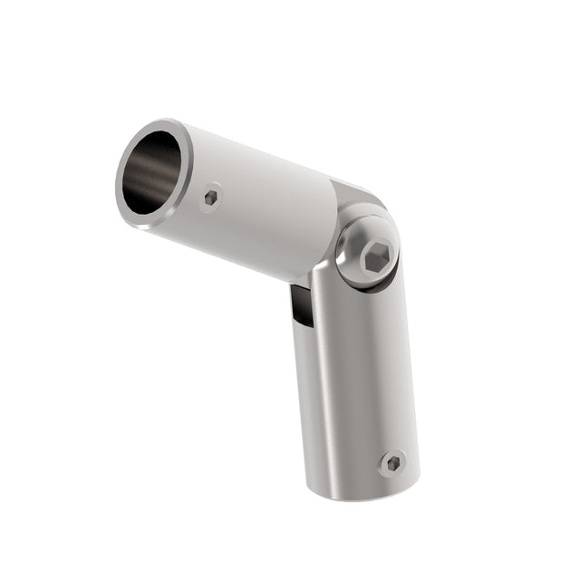 Adjustable round bar connector