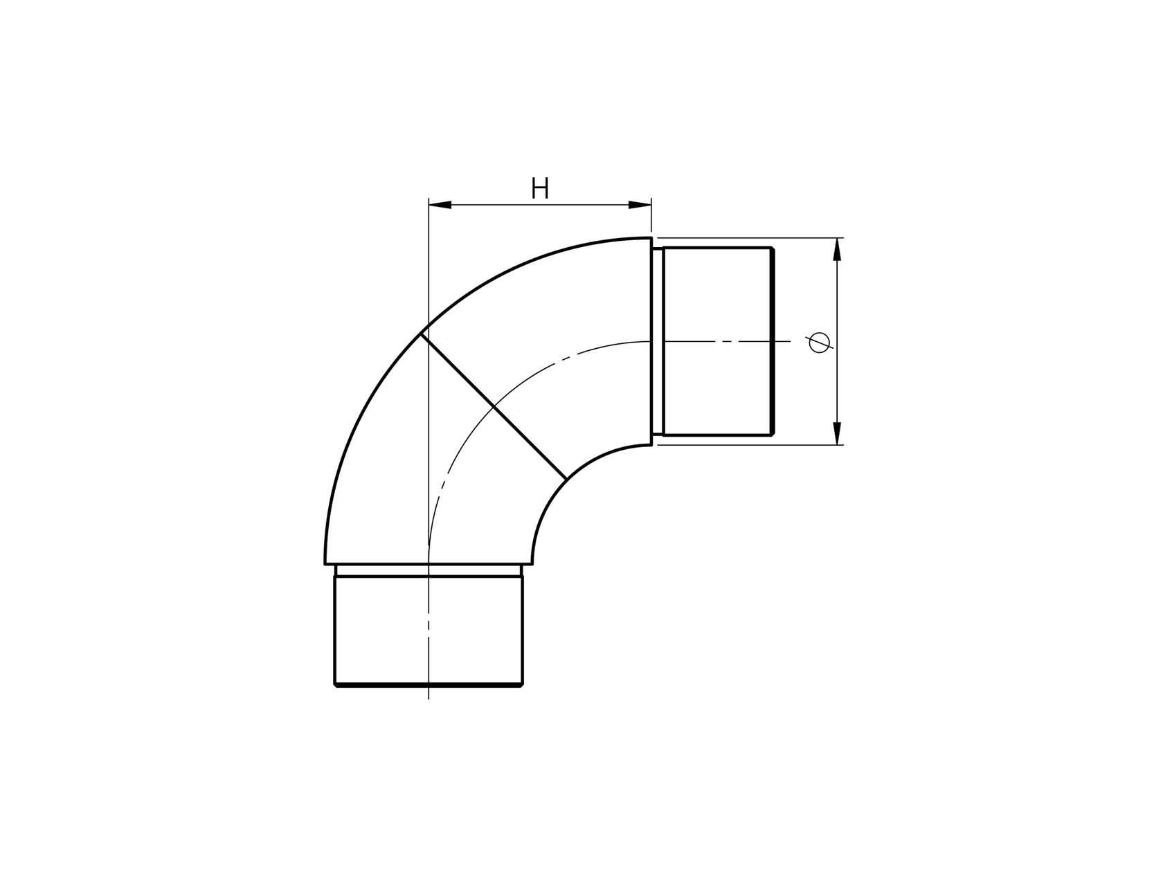 Adjustable flush angle