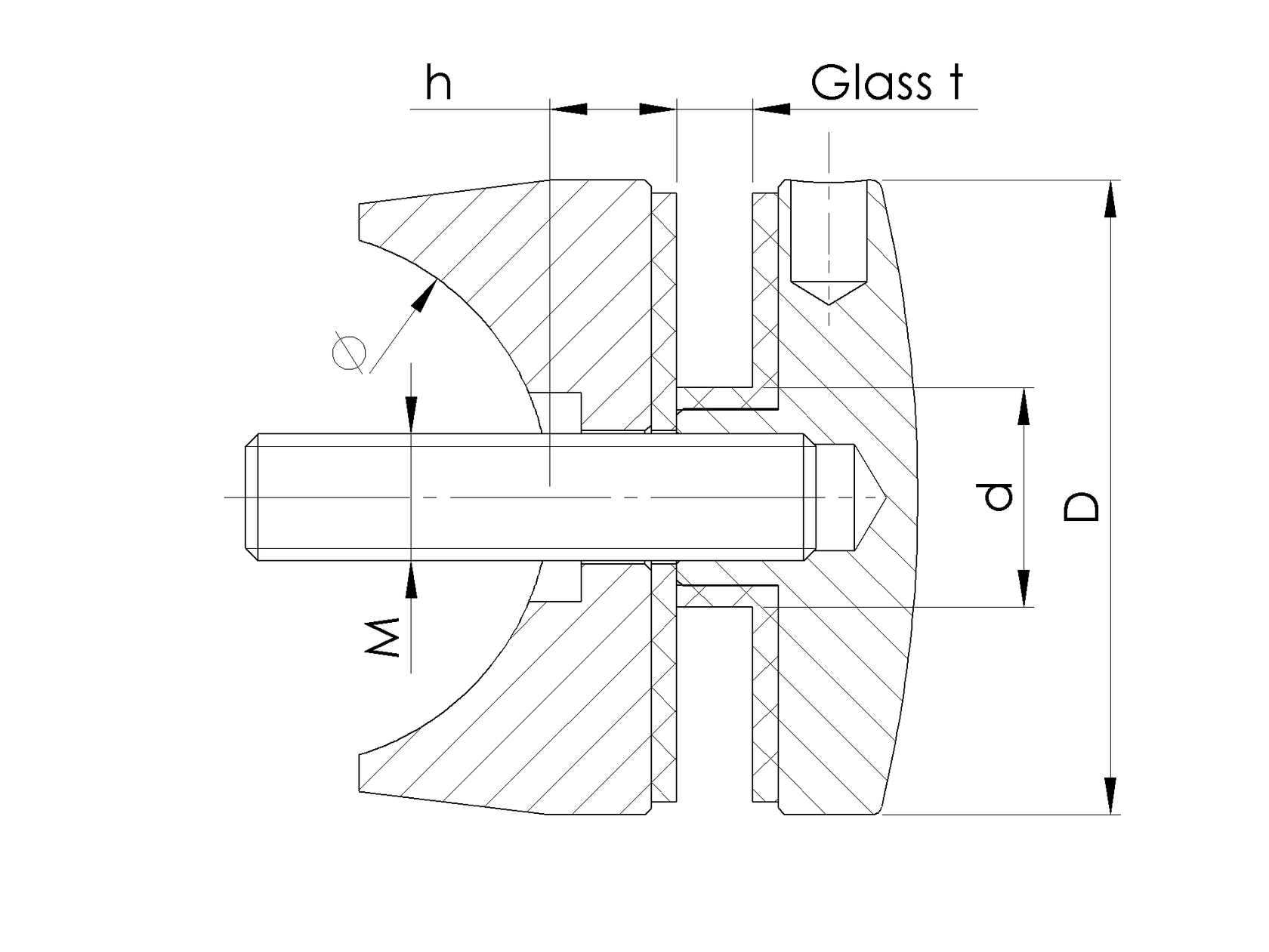 Glass adapter