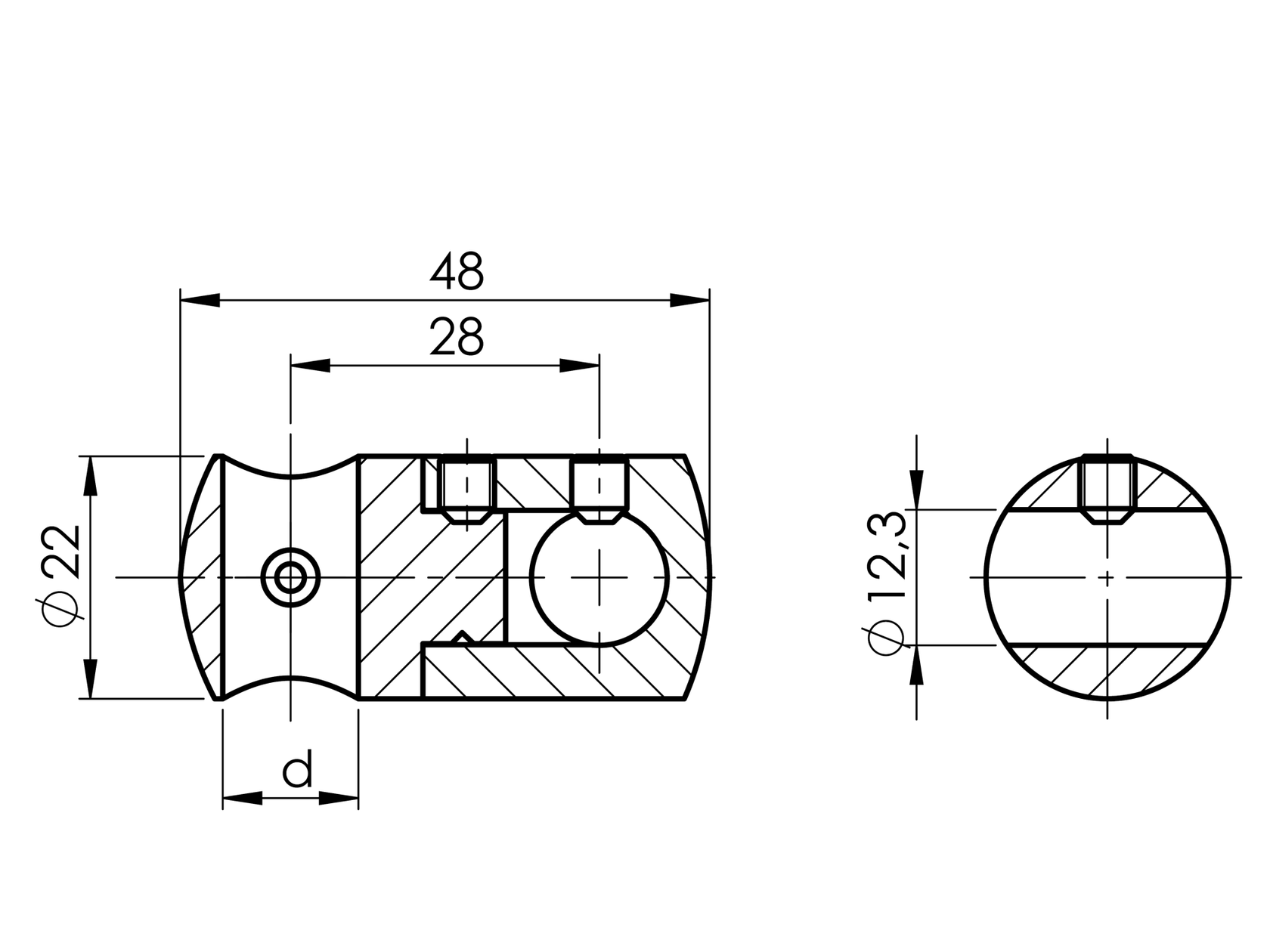 Vertical crossbar holder