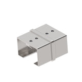 Glass clamp - end cap AISI 316,60x40mm