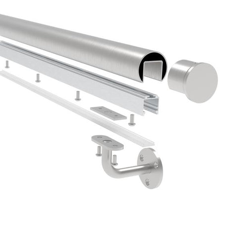 Led handrail lighing AISI304, D42,4/24x24mm, S1