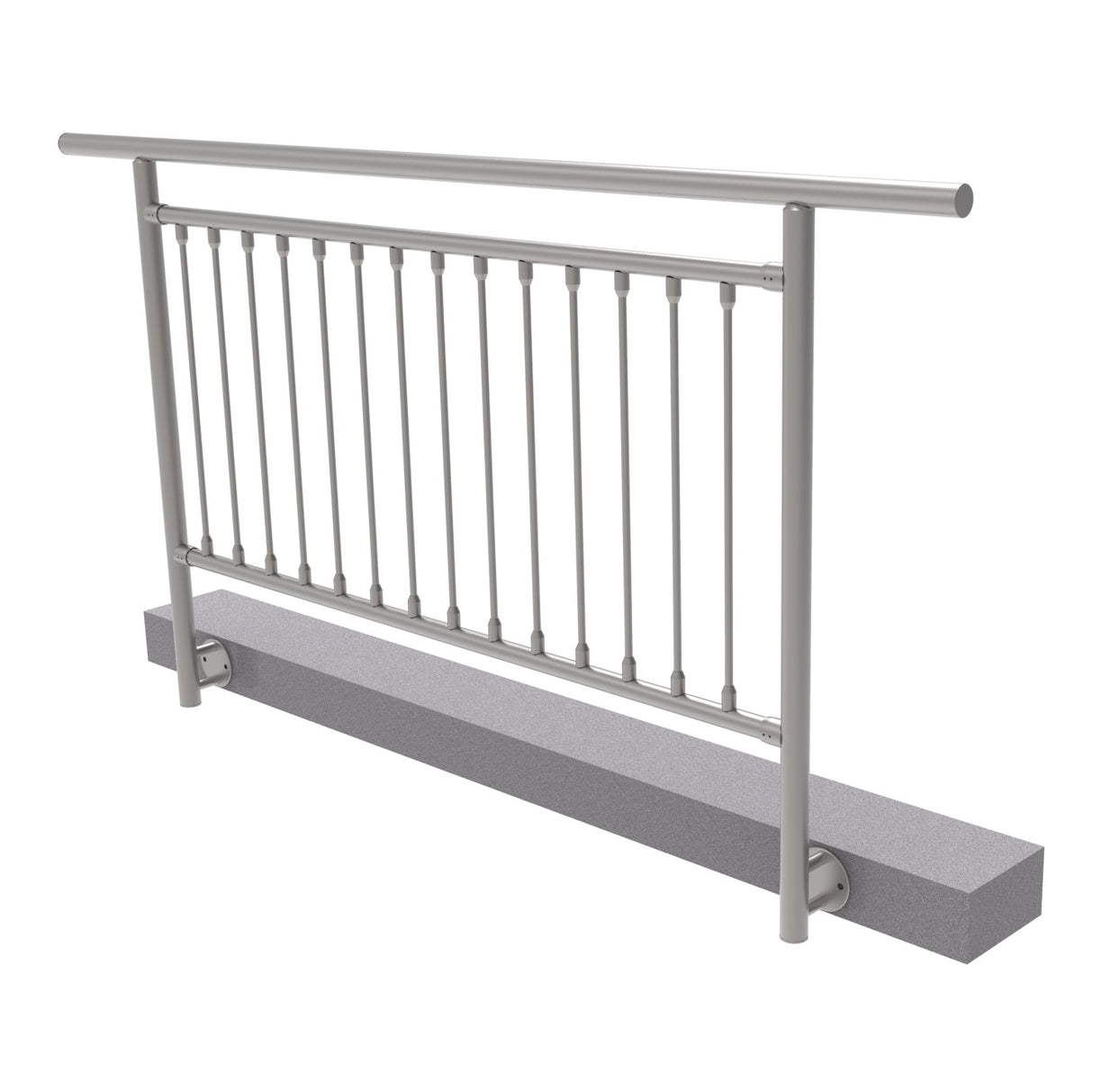 Vertical railing BR AISI304, D42,4/d12vertical/H10