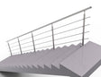 Railing AISI304-polished, VR STAIRS AISI304, D42,4