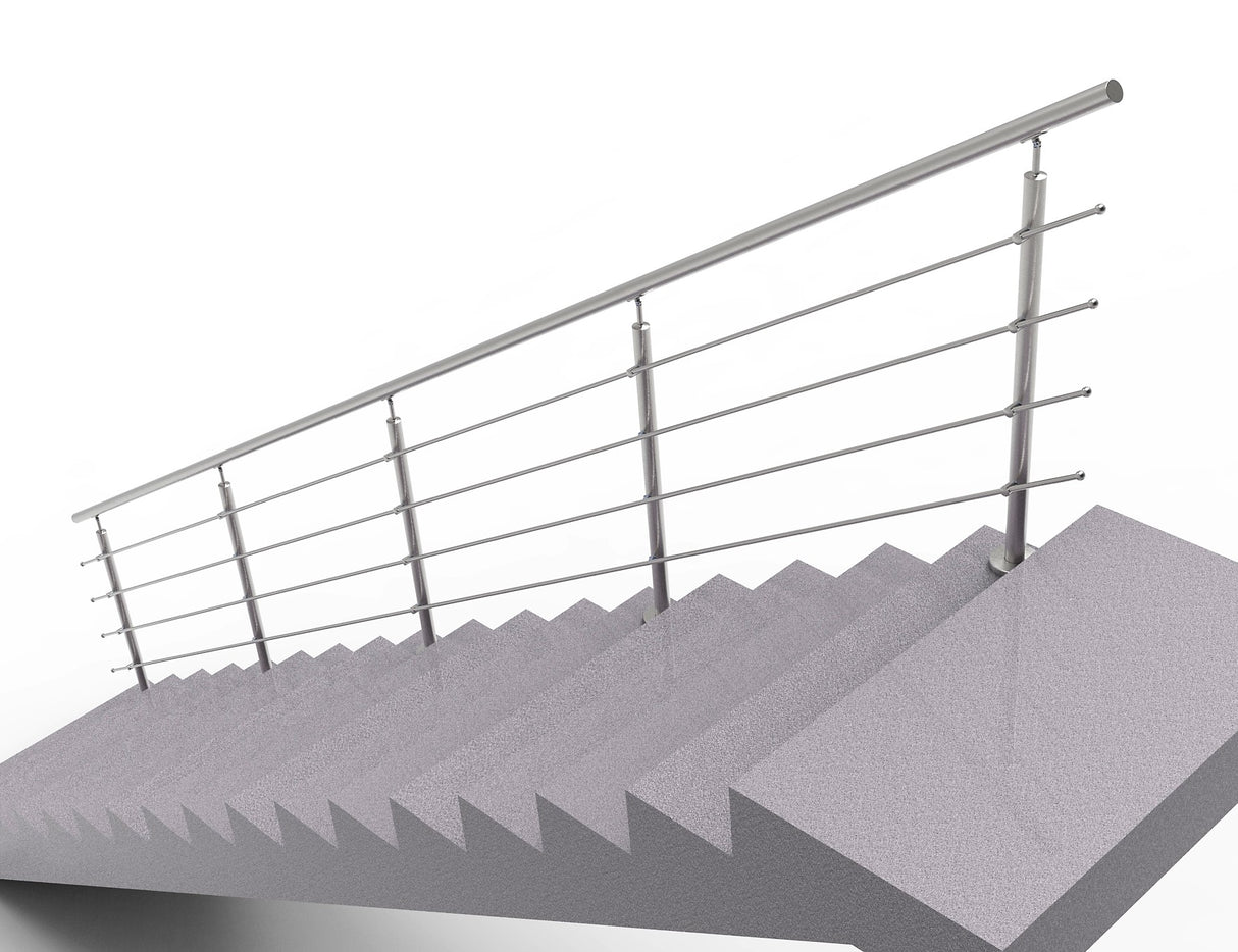 Railing AISI304-polished, VR STAIRS AISI304, D42,4