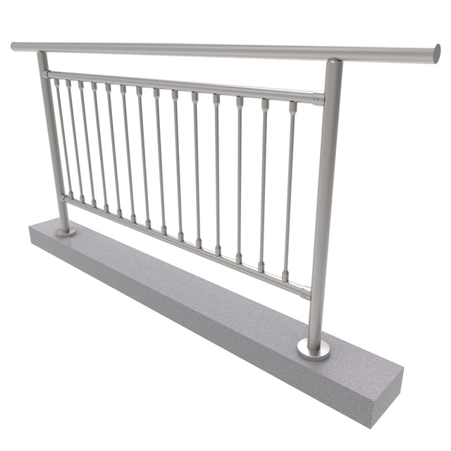 Vertical railing VR AISI304, D42,4/d12vertical/H10