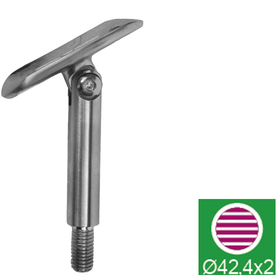 Handrail bracket for pole