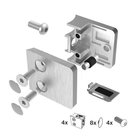 Glass clamp - set