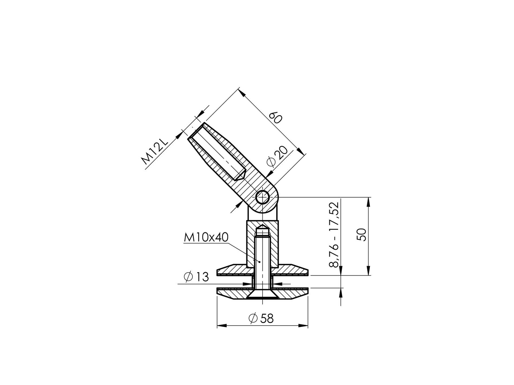 Canopy - glass clamp