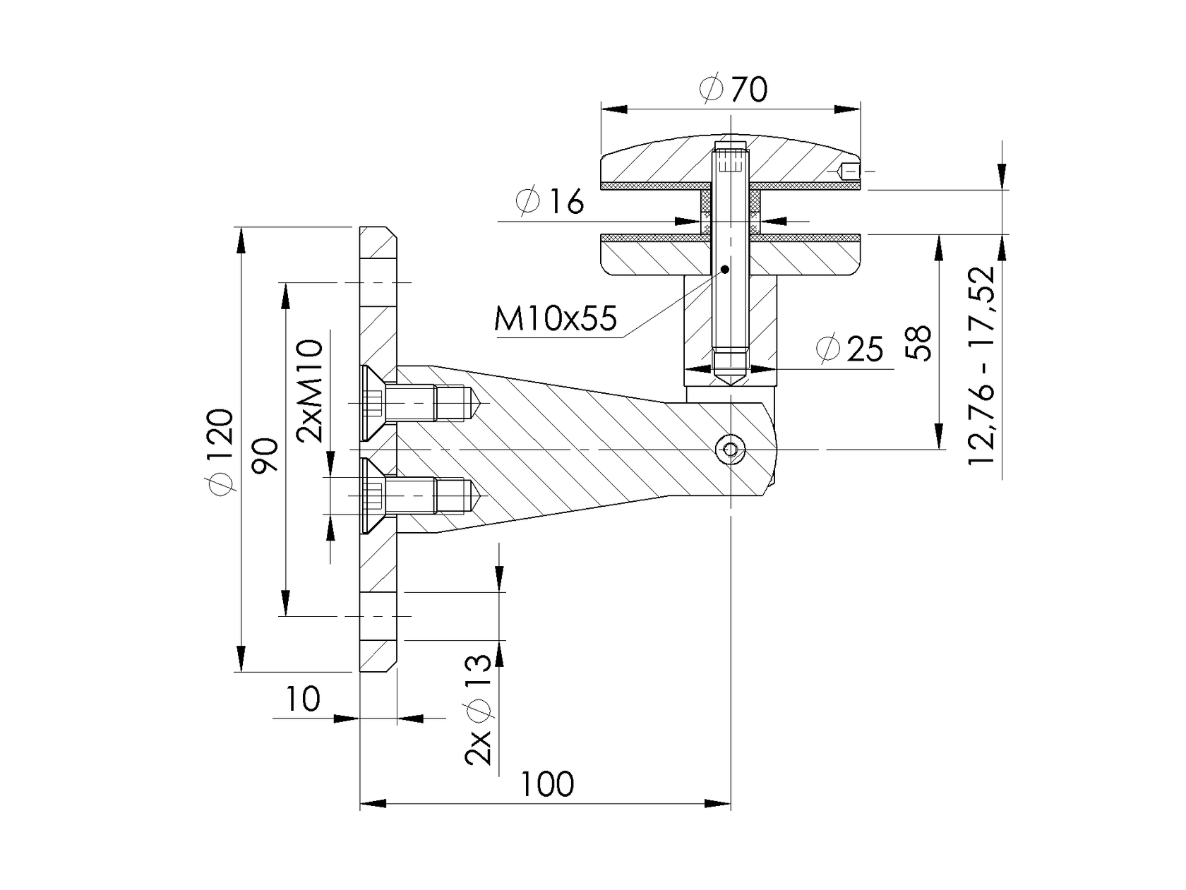 Canopy - bottom anchoring