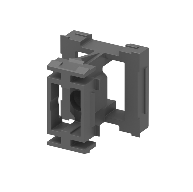 Connettore click-lock per sistema di facciata con lamelle, 45 x 25 - 20 - Antracite RAL 7016, 50pz