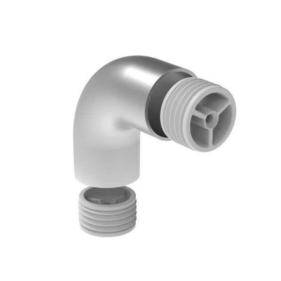 Flush angle - wooden elbow,