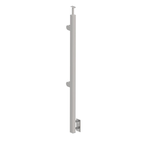 Inox pole JP, BS, stairs, left AISI304, 40x40x2/2x