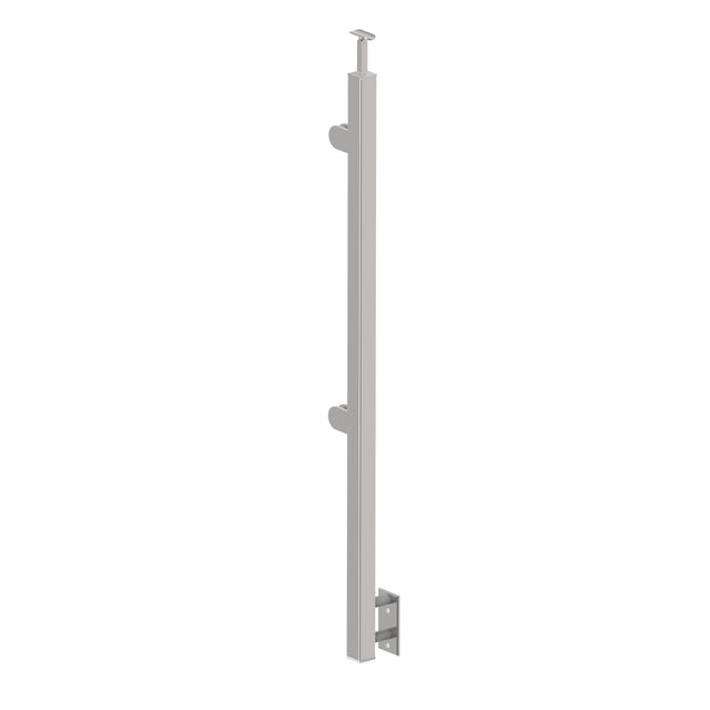 Inox pole JP, BS, stairs, left AISI304, 40x40x2/2x