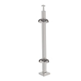 Stainless steel pole, upper anchoring, straight AI