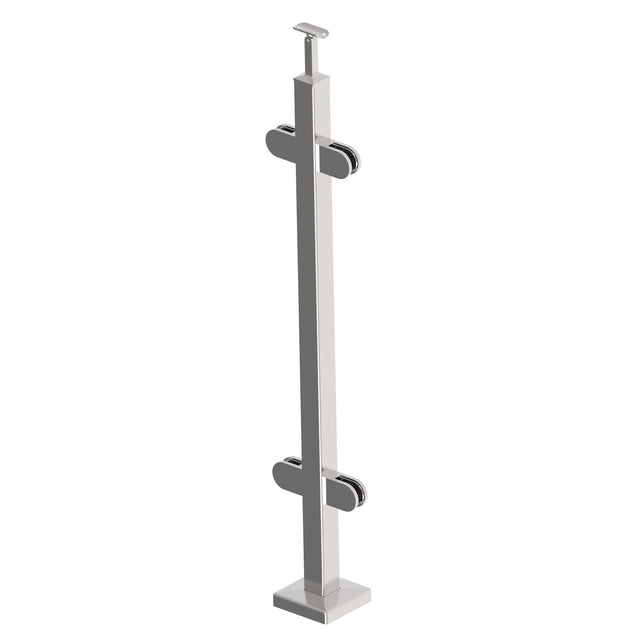 Inox pole, VK-straight AISI304, 40x40x2/4xmodel22/