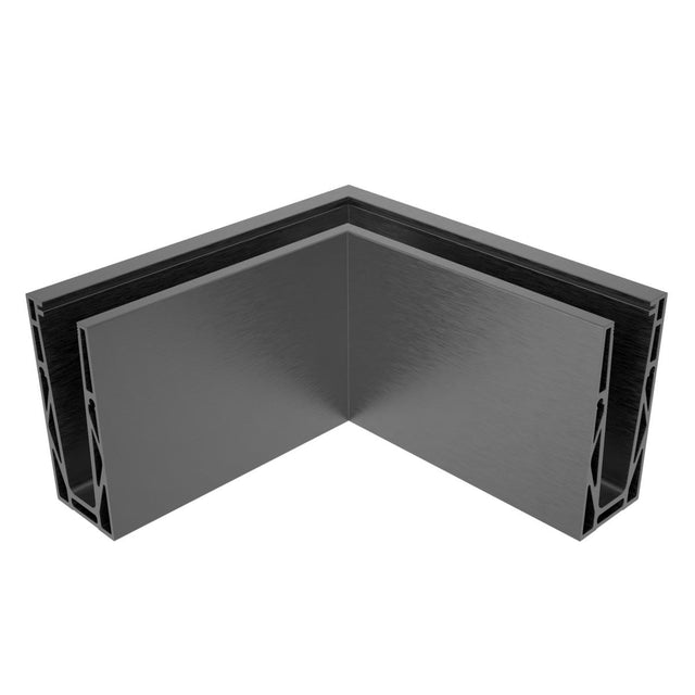 AL. profile, top mount  90° IN corner AL/ELOX/Sati