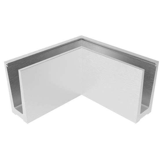 AL. profile, top mount  90° IN corner AL/ELOX/Sati