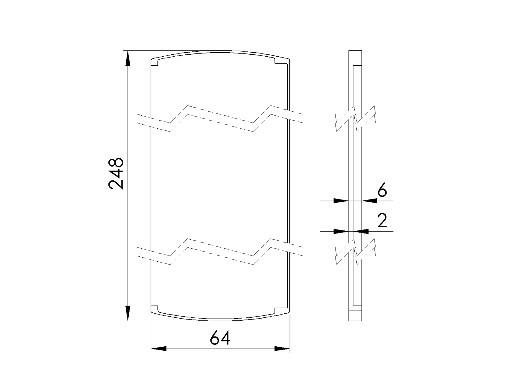 End cap for profile AL/0011-LIGHT-N-E for stairs