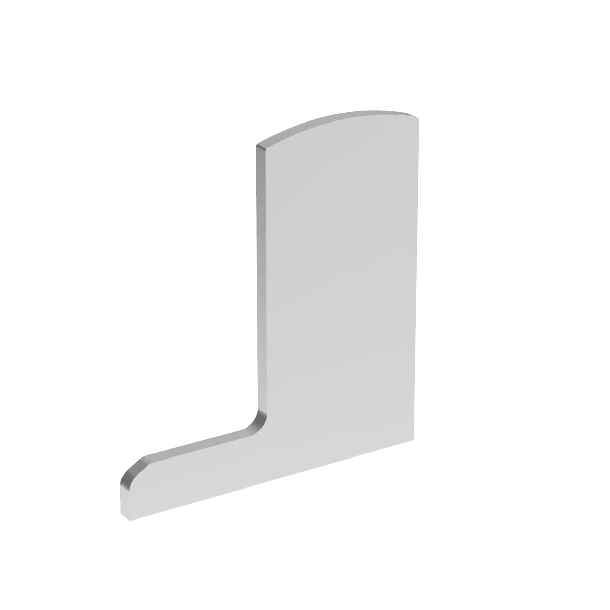 End cap for profile Al/0006-UNO-S-E