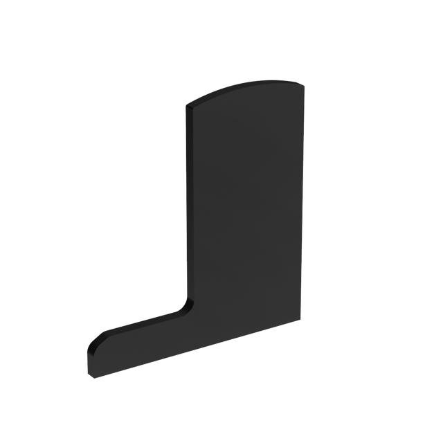 End cap for profile Al/0006-UNO-S-EB